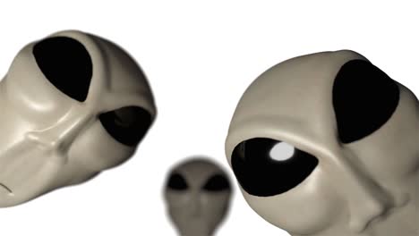 Außerirdische-Graue-Köpfe-Stehen-Einem-Gruseligen-Außerirdischen-Grauen-Entführungsgeschöpf-UFO-4k-Gegenüber